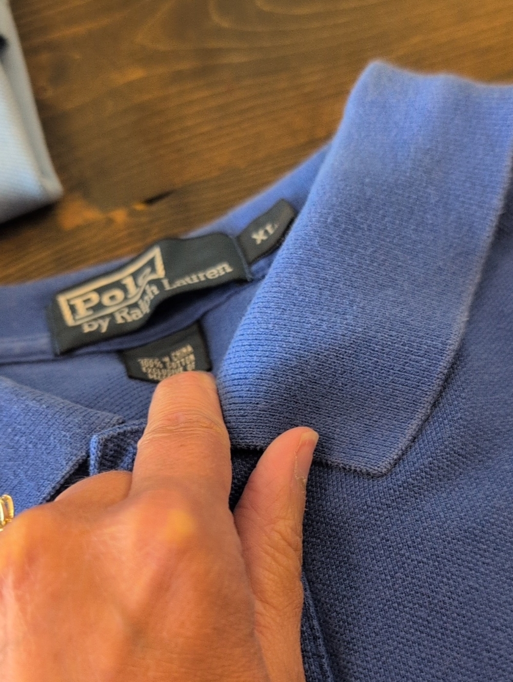 Polo by Ralph Lauren Trio of Men's Polo Shirts in Light Blue, Teal & Royal Blue - Picture 6 of 7